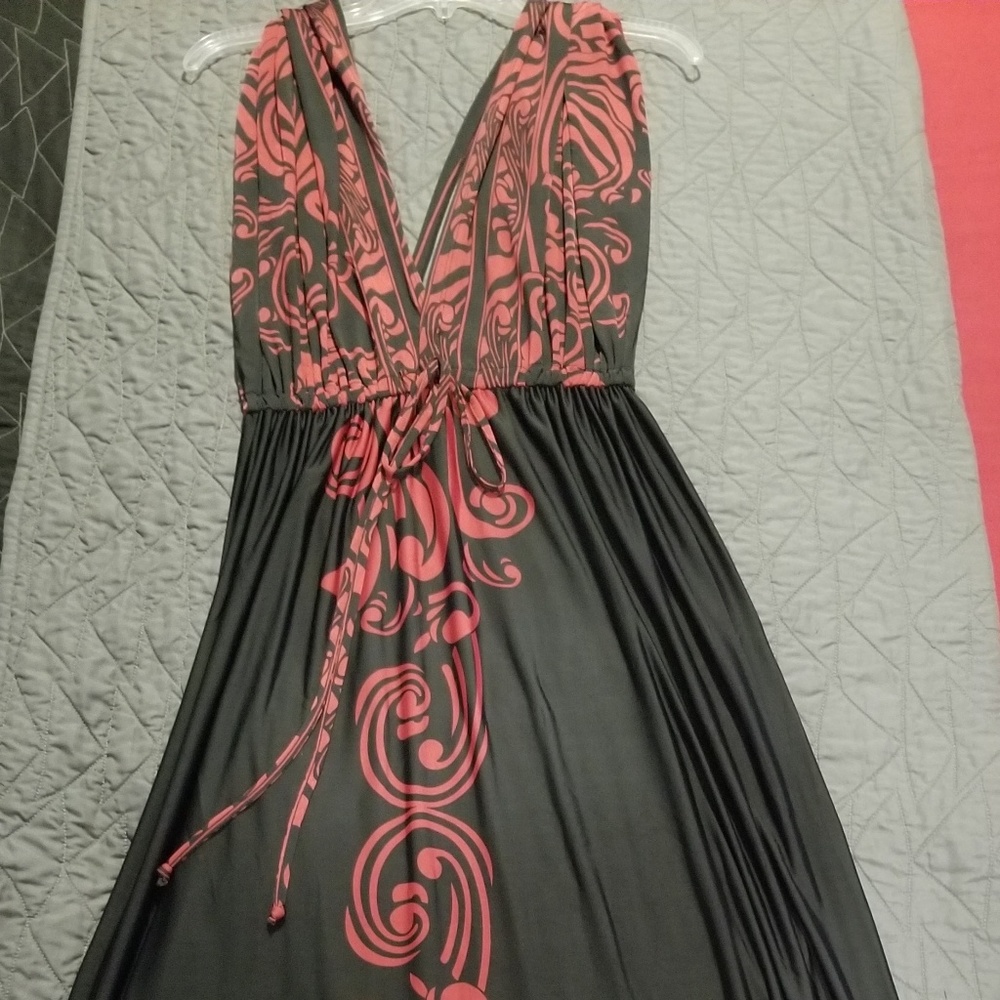 Kimono inspired maxi dress